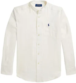 Skjorter|Konfirmationstøj|Polo Ralph Lauren Skjorte - Hør- Postboy - Hvid