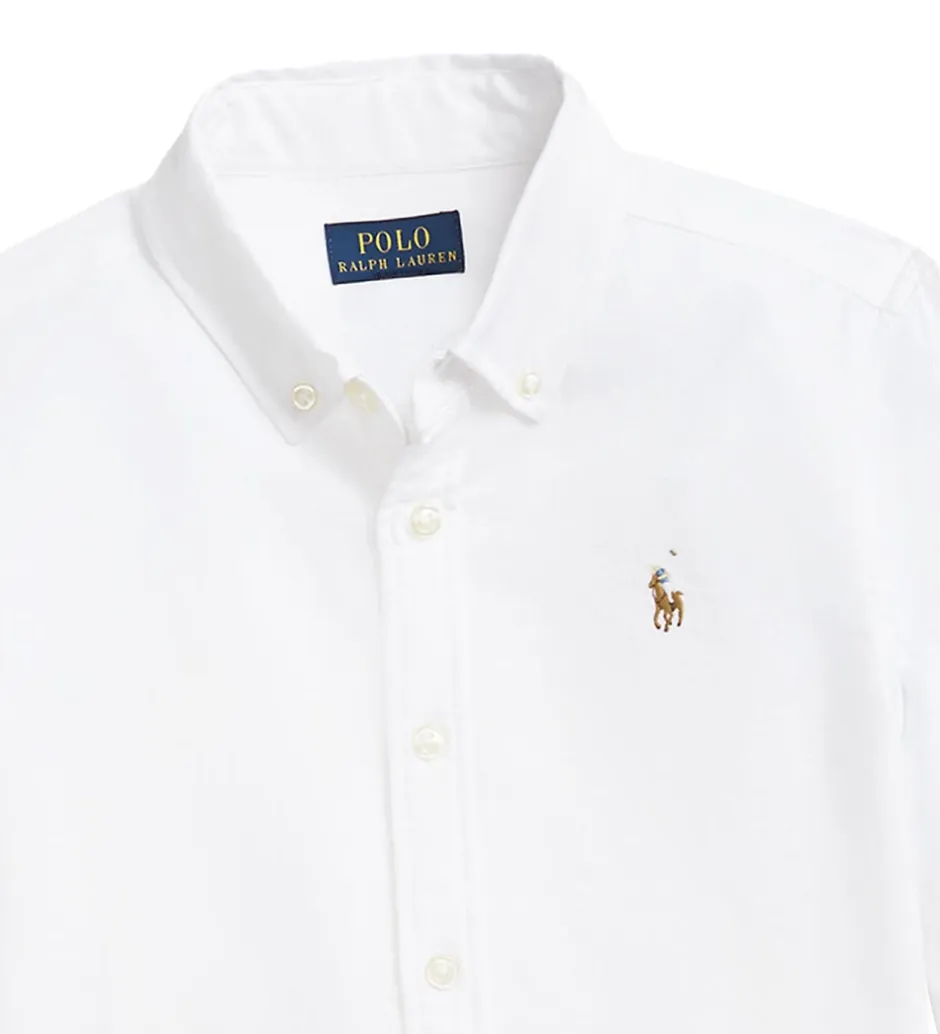 Konfirmationstøj|Polo Ralph Lauren Skjorte - Hvid