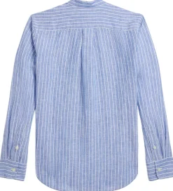 Skjorter|Konfirmationstøj|Polo Ralph Lauren Skjorte - Postboy - Blå/Hvidstribet