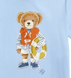 Sommerdragter|Polo Ralph Lauren Sommerdragt - Lyseblå m. Bamse