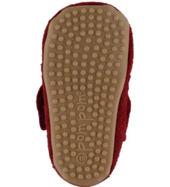 Uld|Pom Pom Hjemmesko - Uld - Bourdoux Melange