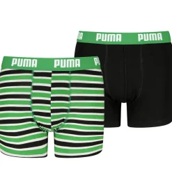 Undertøj|Puma Boxershorts - Everyday - 2-pak - Grøn/Sort