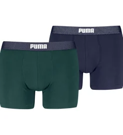 Undertøj|Puma Boxershorts - 2-pak - Grøn/Navy