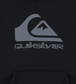 Hættetrøjer|Quiksilver Hættetrøje - Comp Logo - Sort