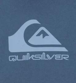Hættetrøjer|Quiksilver Hættetrøje - Comp Logo - China Blue