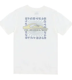 T-Shirts|Quiksilver T-shirt - Evo Border Lines - Snow White