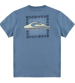 T-Shirts|Quiksilver T-shirt - Evo Border Lines - China Blue