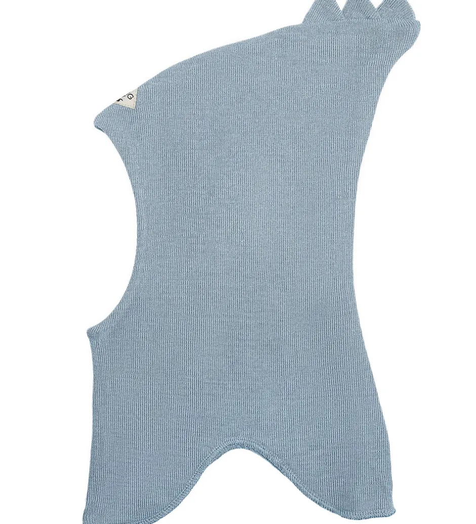 Elefanthuer|Racing Kids Elefanthue - 2-lags - Uld/Bomuld - Blå m. Takker