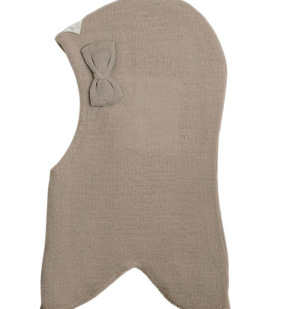 Elefanthuer|Racing Kids Elefanthue - Uld/Bomuld - 2-lags - Havre m. Sløjfe