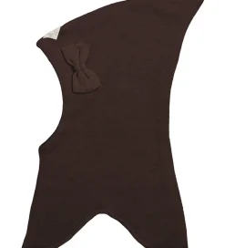 Elefanthuer|Racing Kids Elefanthue - Uld/Bomuld - 2-lags - Brun m. Sløjfe