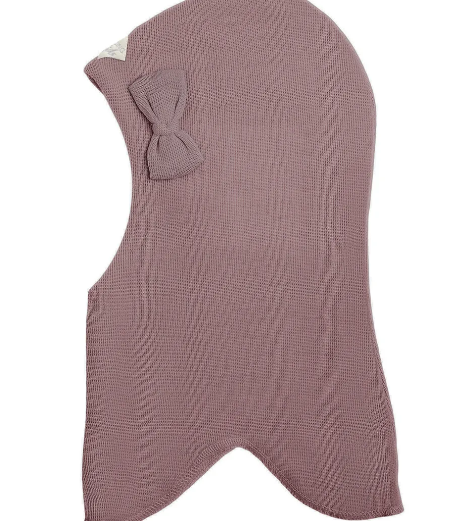 Elefanthuer|Racing Kids Elefanthue - Uld/Bomuld - 2-lags - Støvet Lilla m. S