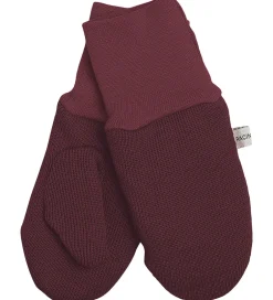 Handsker Og Luffer|Racing Kids Luffer - Uld/Polyester - Bordeaux
