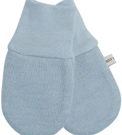 Handsker Og Luffer|Racing Kids Luffer - Uld/Polyester - Dusty Sky Blue