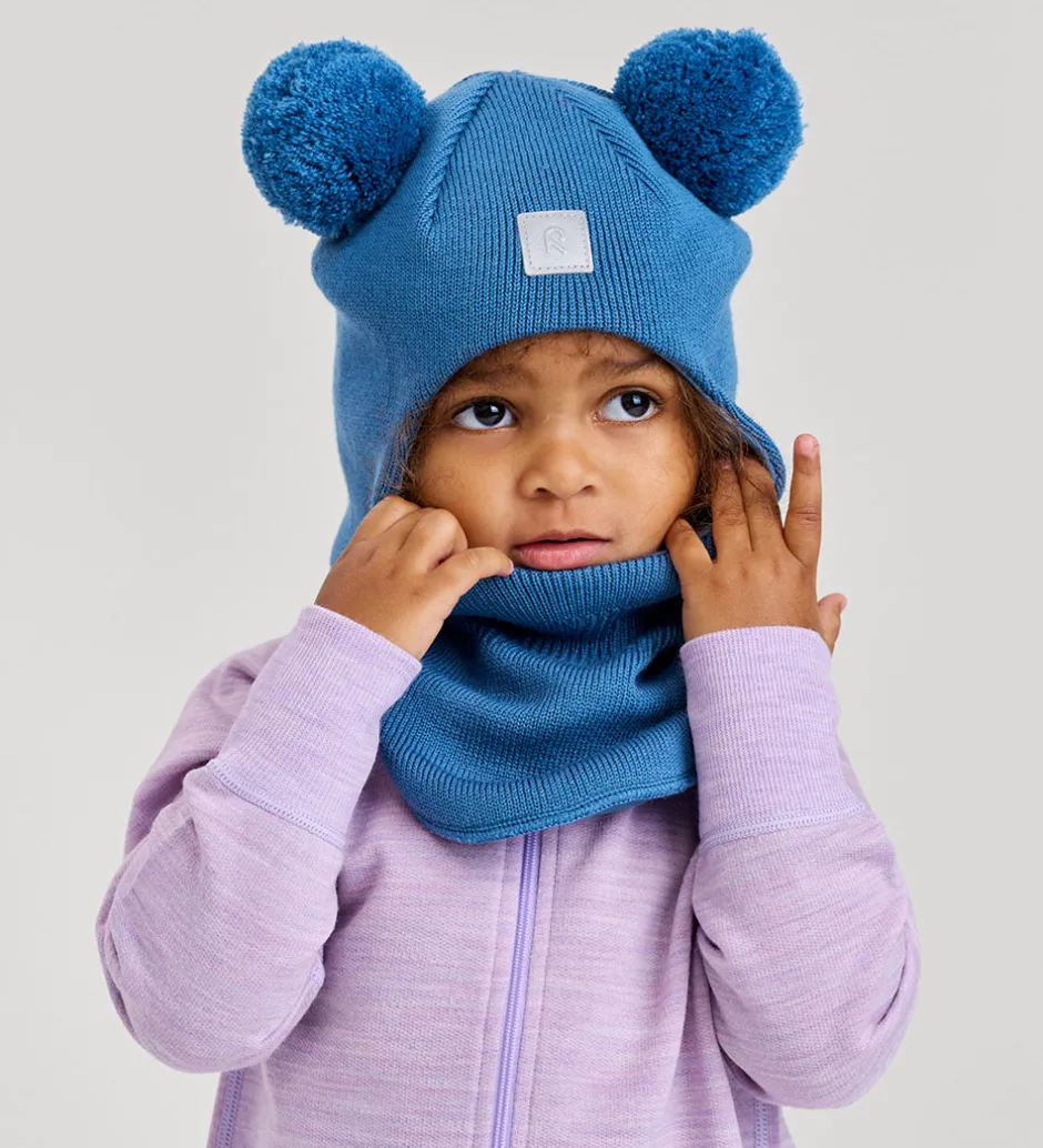 Elefanthuer|Reima Elefanthue - Strik - Vekkuli - 2-Lags - Blue Ocean