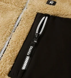Fleece|Reima Fleecejakke - Turilas - Brun m. Sort