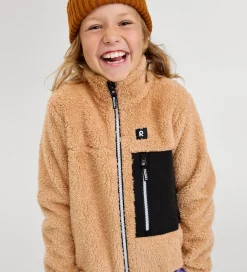 Fleece|Reima Fleecejakke - Turilas - Brun m. Sort