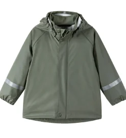 Regntøj|Reima Regntøj m. Seler - Tihku - PU - Greyish Green