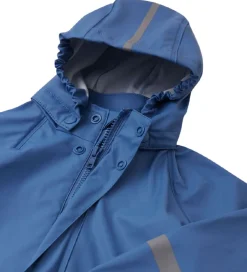 Regntøj|Reima Regntøj m. Seler - Tihku - PU - Denim Blue