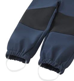 Softshell|Reima Softshelldragt m. Fleece - Nurmes - Blå