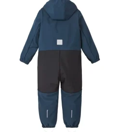 Softshell|Reima Softshelldragt m. Fleecefor - Nurmes - Navy