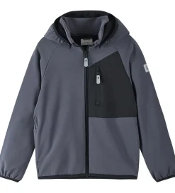 Softshell|Reima Softshelljakke m. Fleece - Mukana - Grå/Sort