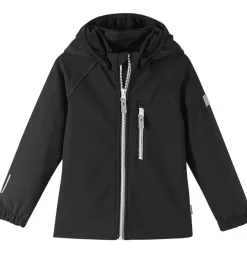 Softshell|Reima Softshelljakke m. Fleecefor - Vantti - Sort