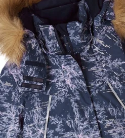 Vinterjakker|Reima Vinterjakke - Silda - Navy/Lilla
