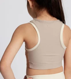 Toppe|Rethinkit Sportstop - Cropped - Thilde - Mocha