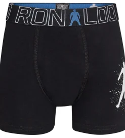 Basis|Undertøj|JBS Ronaldo Boxershorts - Noos - 2-pak - Sort/Grå m. Blå