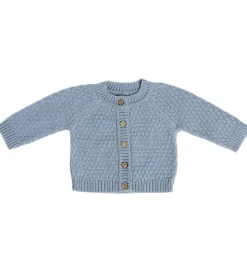 Uld|Cardigans|Smallstuff Cardigan - Uld - Lyseblå