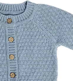 Uld|Cardigans|Smallstuff Cardigan - Uld - Lyseblå