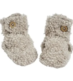 Uld|Smallstuff Hjemmesko - Uld - Natur Melange