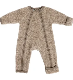 Køredragter|Uld|Smallstuff Køredragt m. Lynlås - Uld - Natur Melange