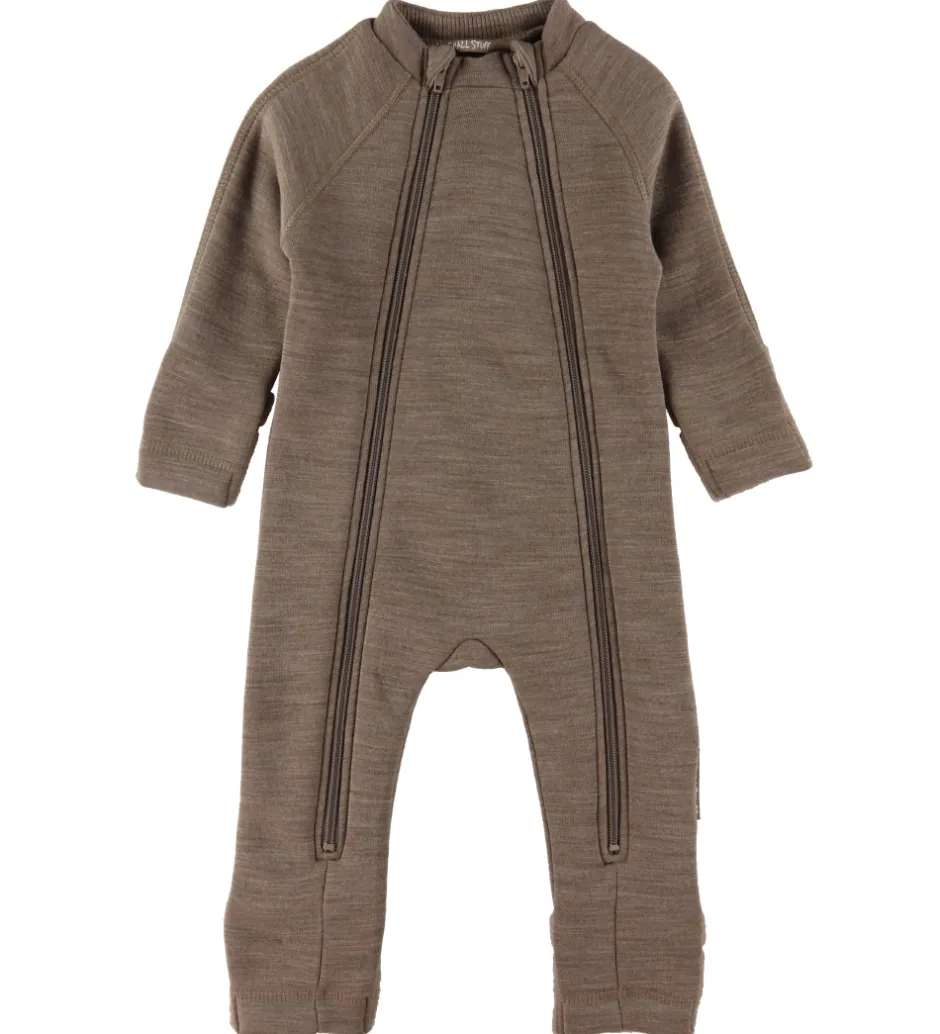 Køredragter|Smallstuff Køredragt m. Lynlåse - Uld - Nature