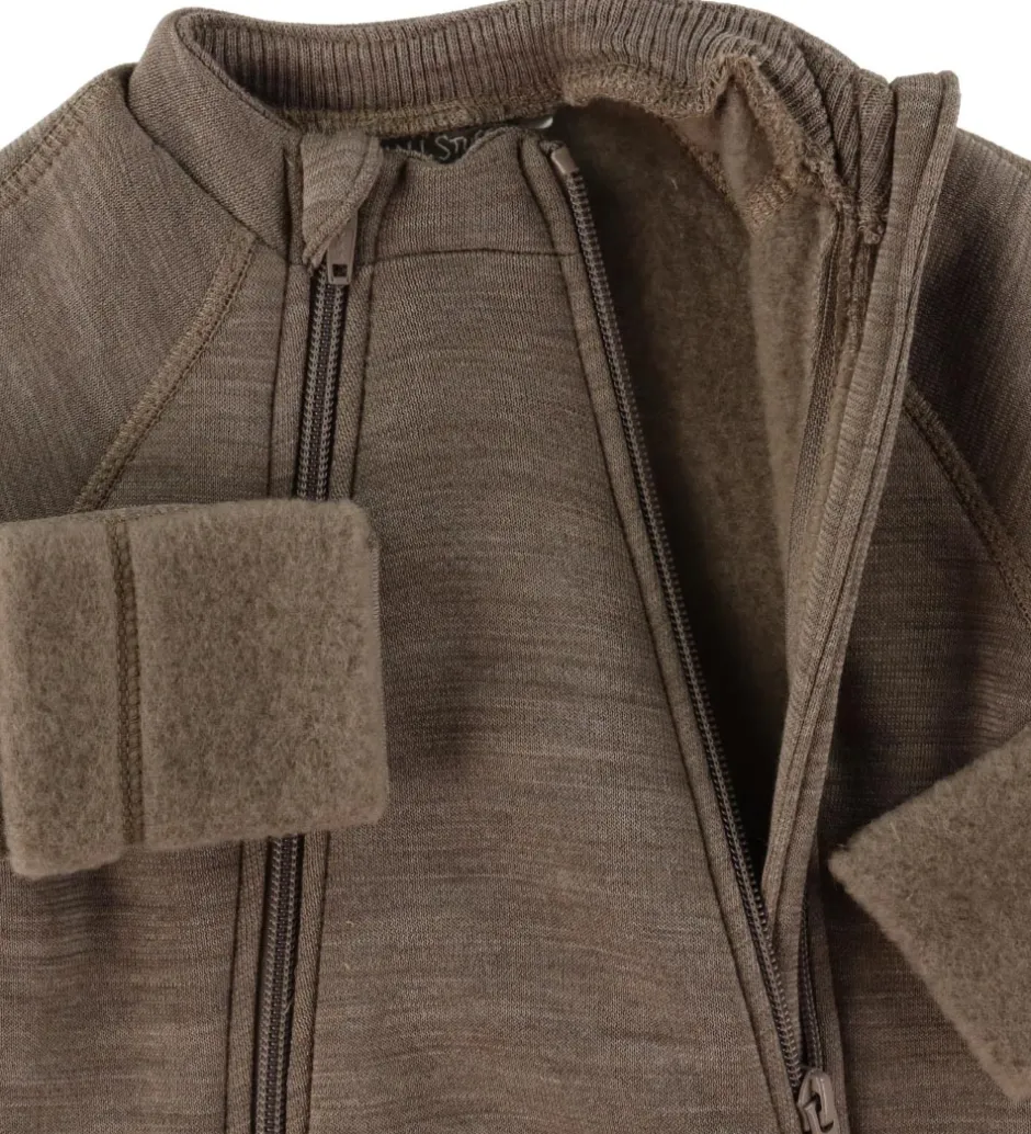 Køredragter|Smallstuff Køredragt m. Lynlåse - Uld - Nature