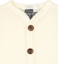 Veste|Smallstuff Vest - Uld - Off White