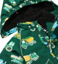 Vinterjakker|Småfolk Vinterjakke - Evergreen m. Køretøj