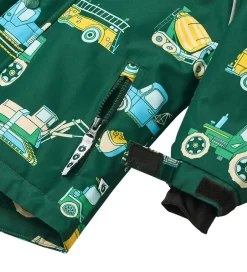 Vinterjakker|Småfolk Vinterjakke - Evergreen m. Køretøj