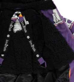 Vinterjakker|Småfolk Vinterjakke - Purple Heart m. Isbjørne