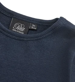Bluser|Basis|Sofie Schnoor Bluse - Rib - Arizona - Dark Blue