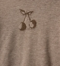 Bluser|Uld|Sofie Schnoor Bluse - Strik - Uld - Ursask - Brown Melange