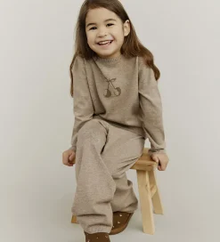 Bluser|Uld|Sofie Schnoor Bluse - Strik - Uld - Ursask - Brown Melange