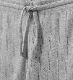 Bukser Og Jeans|Basis|Sofie Schnoor Bukser - LovaSK - Gråmeleret m. Hulmønster