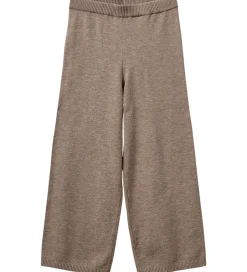 Bukser Og Jeans|Uld|Sofie Schnoor Bukser - Uld - Strik - Lovask - Brunmeleret