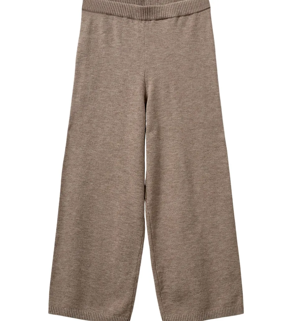 Bukser Og Jeans|Uld|Sofie Schnoor Bukser - Uld - Strik - Lovask - Brunmeleret