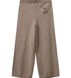 Bukser Og Jeans|Uld|Sofie Schnoor Bukser - Uld - Strik - Lovask - Brunmeleret