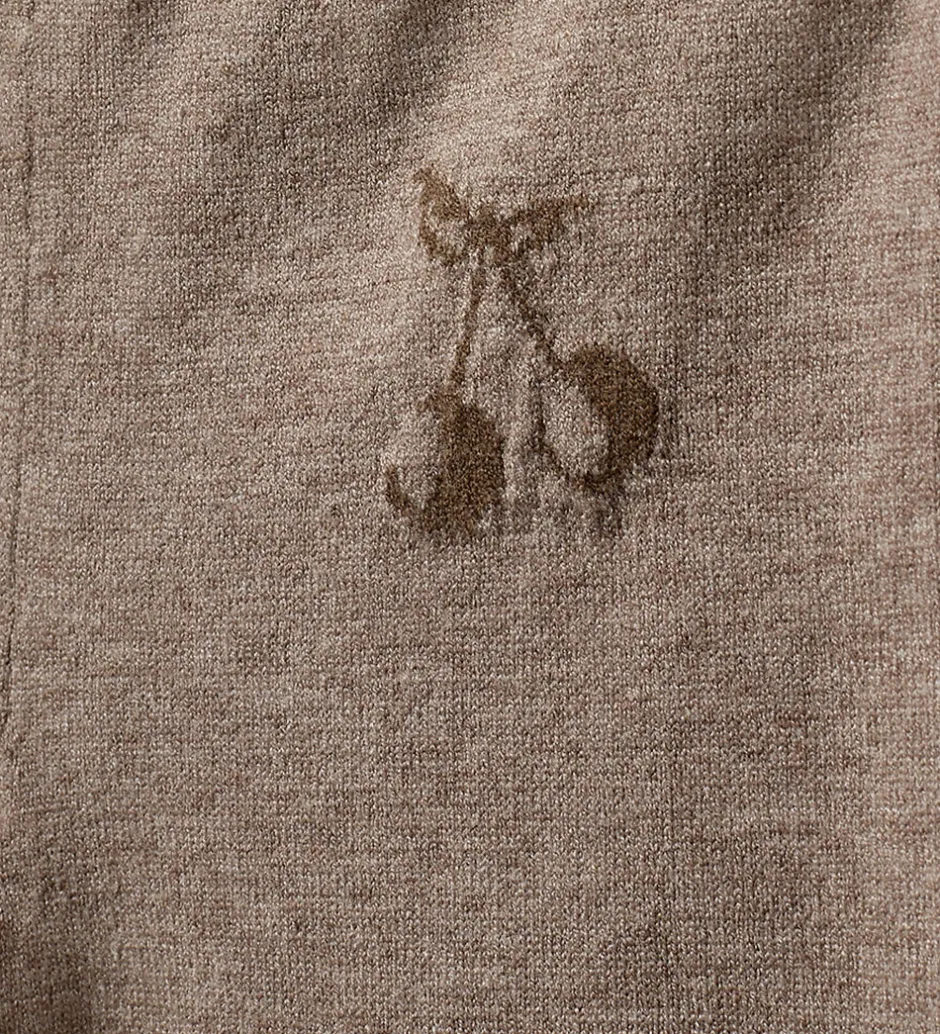 Bukser Og Jeans|Uld|Sofie Schnoor Bukser - Uld - Strik - Lovask - Brunmeleret