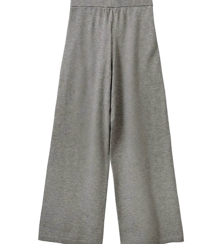 Bukser Og Jeans|Uld|Sofie Schnoor Bukser - Uld - Strik - Vulasy - Gråmeleret