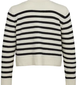 Striktrøjer|Sofie Schnoor Cardigan - Strik - Off White m. Striber