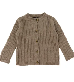 Striktrøjer|Sofie Schnoor Cardigan - Strik - Brown Melange